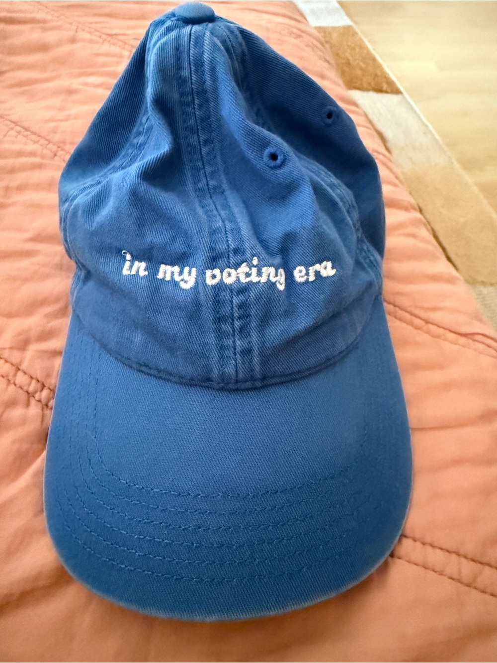 Swifties 4 Kamala S4K x Social Goods in my voting era cotton blue cap hat
